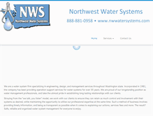 Tablet Screenshot of nwwatersystems.com